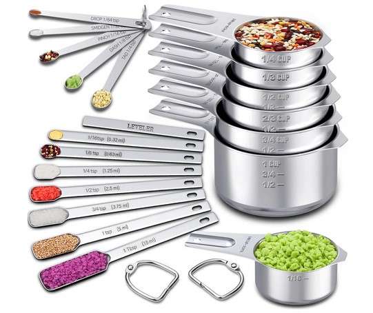 Measuring Cups and Spoons Set of 20