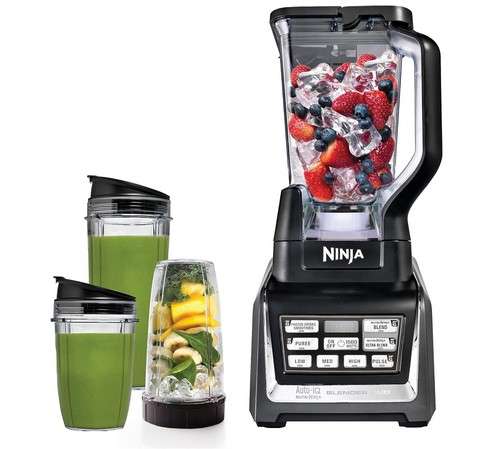 Ninja BL642 Nutri Ninja Personal Countertop Blender with 1200W Auto iQ Base