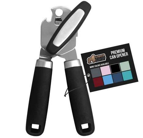 Original Gorilla Grip Heavy Duty Stainless Steel Smooth Edge Manual Hand Held Can Opener 