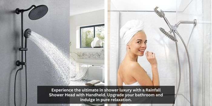 Rainfall Shower Head with Handheld