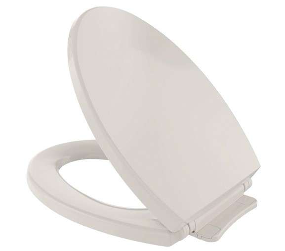 Polypropylene vs Plastic Toilet Seats: Which is Better? 1 TOTO SS114#12 Transitional SoftClose Elongated Toilet Seat, Sedona Beige