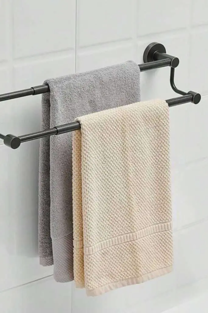 Transform Your Space: Top 10 Bathroom Towel Decorating Ideas! 7 Accessorize with Towel Rings and Bars