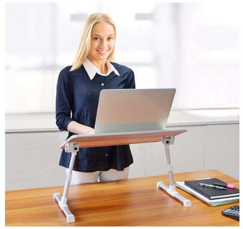 5 Foldable Desks for Small Spaces on Amazon 3 AmazonBasics Foldable Laptop Desk