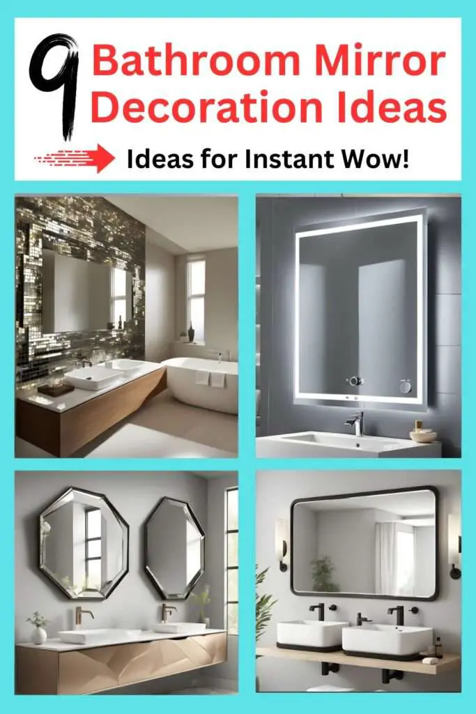 Bathroom Mirror Decoration Ideas