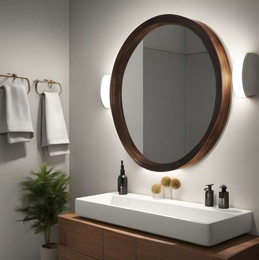 Bathroom Mirror Frame Design