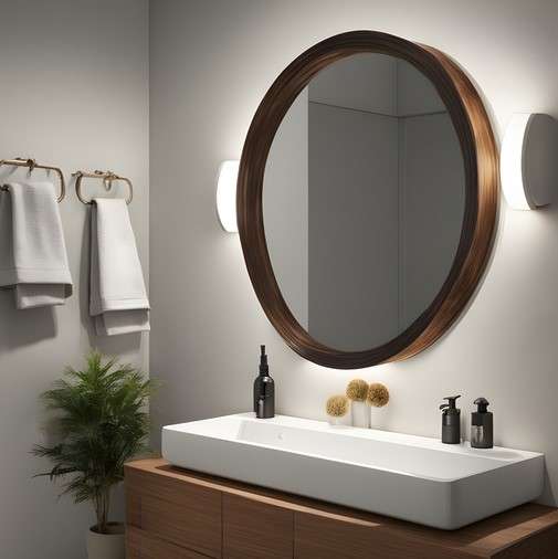 10 Bathroom Mirror Ideas for Every Style 9 Bathroom Mirror Frame Design