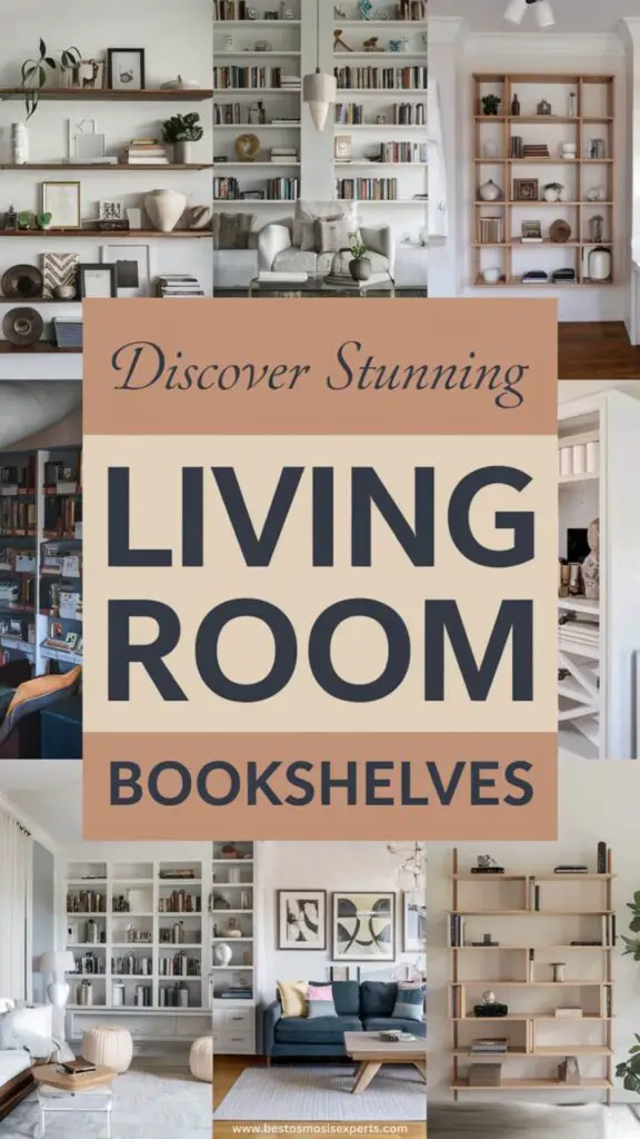 Bookshelves in Living Room: How to Make Them Functional 11 Bookshelves in Living Room