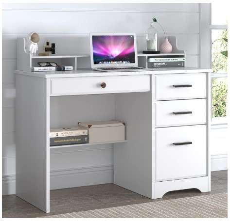 Computer Desks for Home Office with 4 Drawers