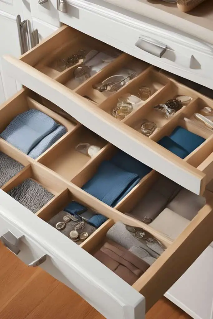 8 Genius Bathroom Cabinet Organizers to Declutter Your Space 7 Customized Drawer Organizers