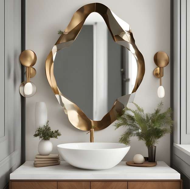 Bathroom Mirror Decoration Ideas for a Modern Bathroom 7 Decorative Mirror Shapes