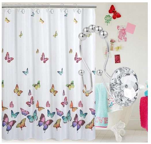 9 Shower Curtain Hook Ideas for a Stylish Bathroom 1 Double Hook Design