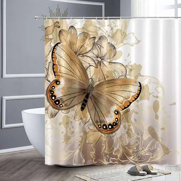 8 Shower Curtain Alternative Ideas for Your Bathroom 2 Fabric Shower Screens