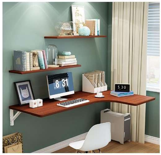 9 Desk Ideas for Small Spaces | The Best Small Desk Setups 7 Floating Desks