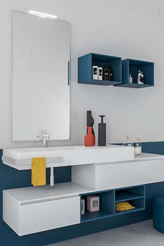 10 Genius Bathroom Organization Hacks You Need to Try Right Now! 6 Floating Shelves 1