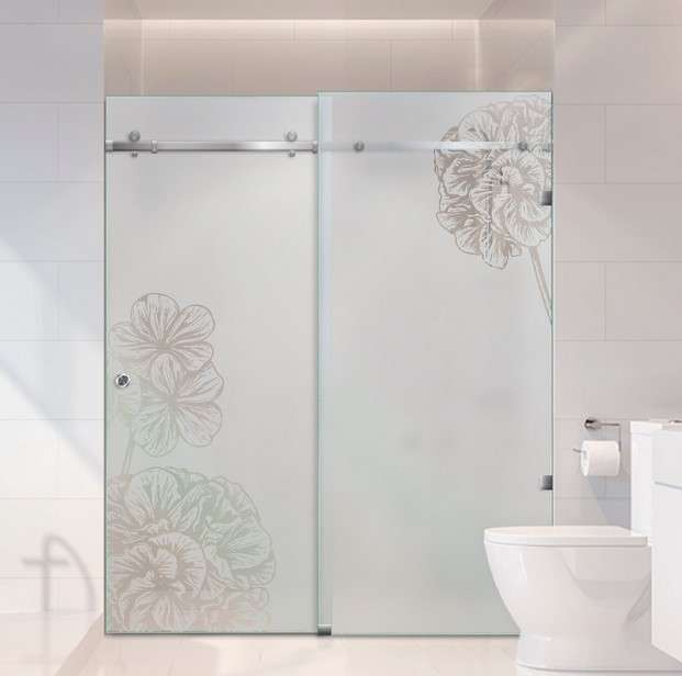 8 Shower Curtain Alternative Ideas for Your Bathroom 5 Frosted Glass Panels