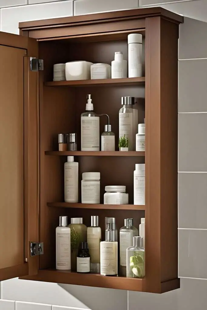 Hidden Storage Medicine Cabinet