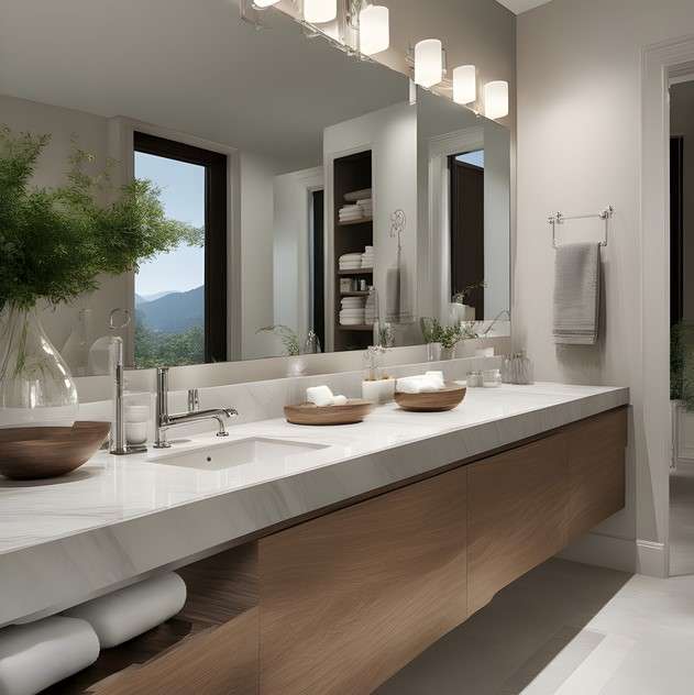 8 Creative Mirror Ideas for Small Bathrooms 5 Mirrored Backsplash