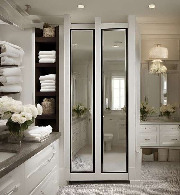 Mirrored Closet Doors