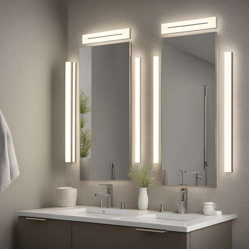Modern Bathroom Lighting Ideas Over Mirror