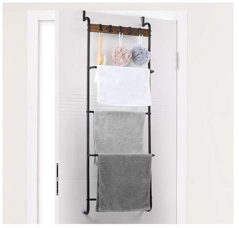 Bathroom Towel Racks: 9 Stylish Options for Your Home 2 Over the door towel racks