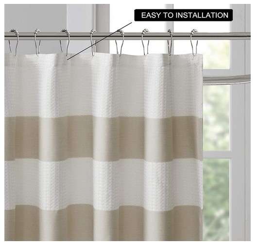 9 Shower Curtain Hook Ideas for a Stylish Bathroom 3 Rustproof Metal Hooks