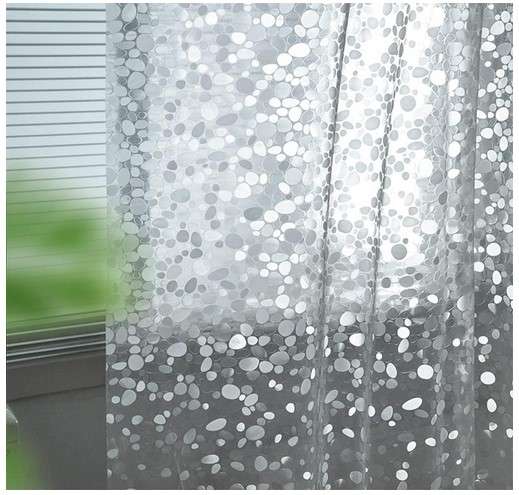 9 Shower Curtain Decorating Ideas for a Stylish Bathroom 2 Select a Transparent Printed Shower Curtain