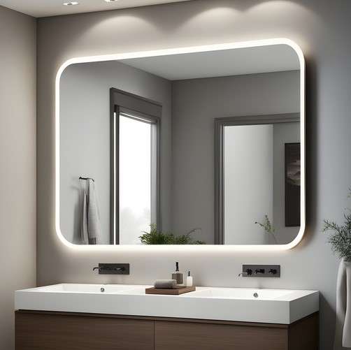 Sleek & Minimalist Bathroom Mirrors