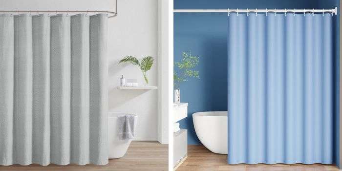 Solid Color Shower Curtains