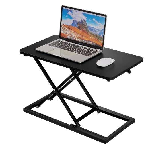 Standing desk converter