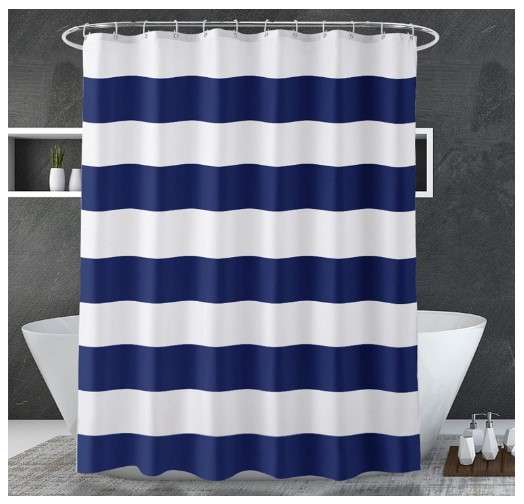Striped Patterned Shower Curtains