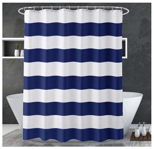 Patterned Shower Curtains: A Must-Have for a Stylish Bathroom 1 Striped Patterned Shower Curtains