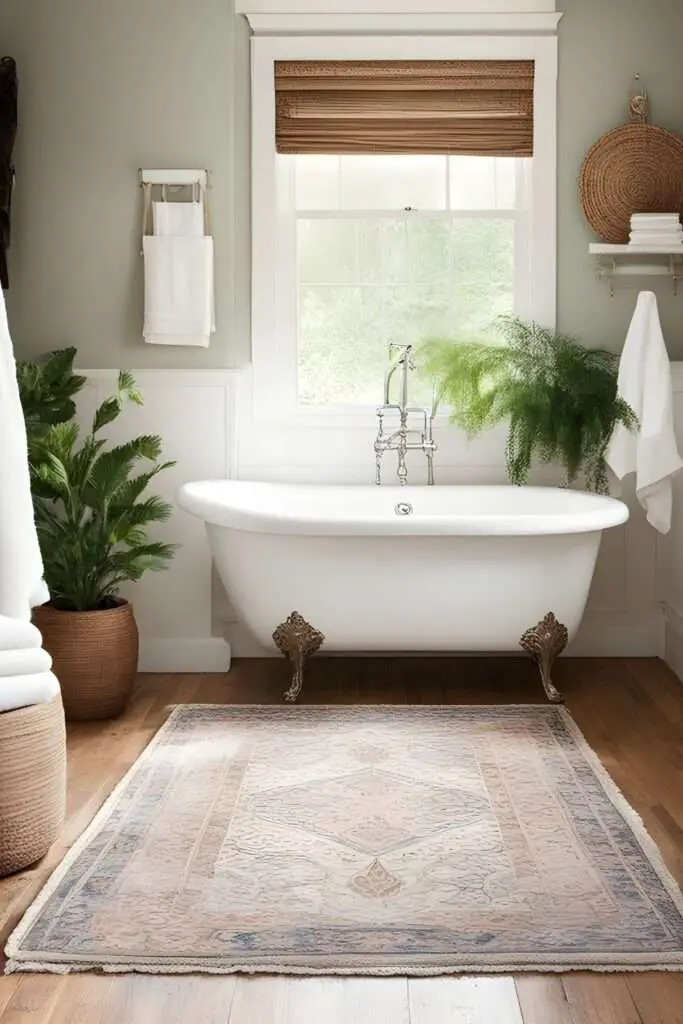 Budget-Friendly Bathroom Decor: 15 Brilliant Ideas You Must Try! 13 Thrifted Rugs