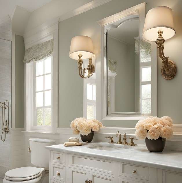 Bathroom Mirror and Lighting Ideas for Every Style 2 Traditional bathroom mirror and lighting ideas