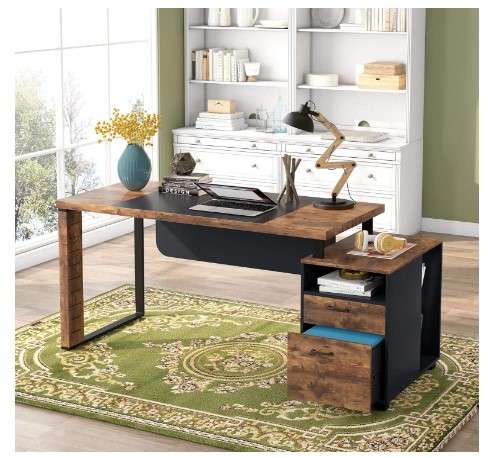 Office Desk With Drawers: The Ultimate Guide 1 Tribesigns Computer Desk with Drawers