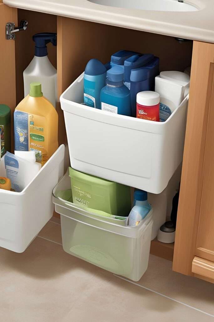 Under Sink Storage Bins