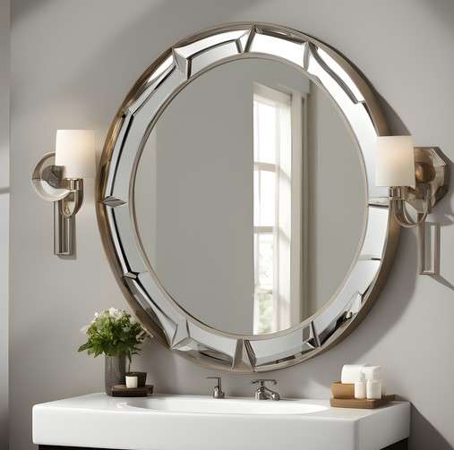 Unique Shapes & Designs Bathroom Mirrors
