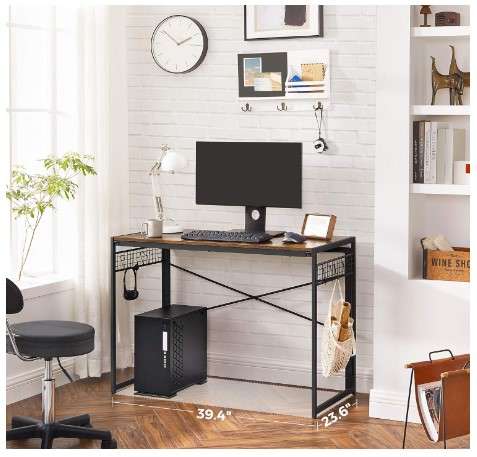 5 Foldable Desks for Small Spaces on Amazon 1 VASAGLE Folding Laptop Desk