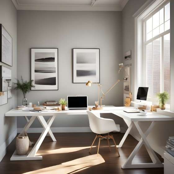 Corner Desks Ideas for Home Offices: The Best Options 7 X Shaped Desks