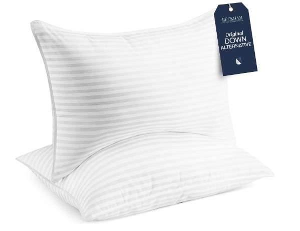 Beckham Hotel Collection Bed Pillows Standard Queen Size Set of 2
