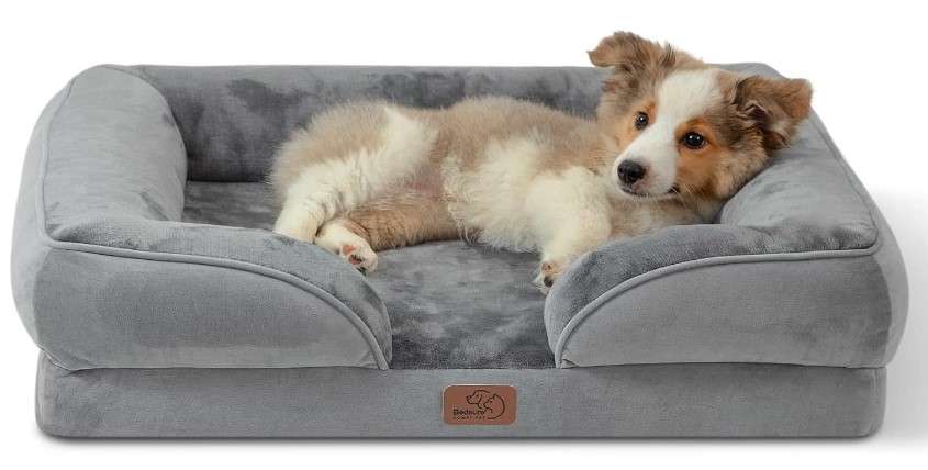 Bedsure Orthopedic Waterproof Dog Sofa Bed Medium