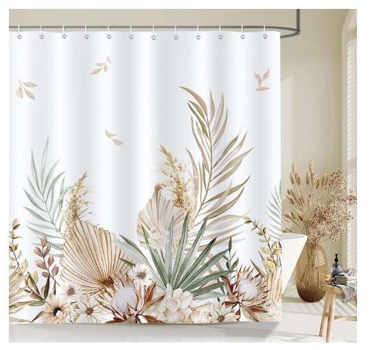 BonHause Polyester Shower Curtain