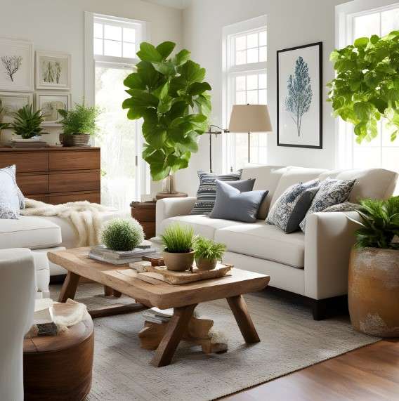 5 Cozy Living Room Décor Ideas That Will Make Your Space Feel Warm and inviting 4 Bring in Natural Elements
