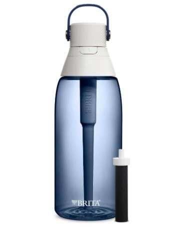 Brita Hard Sided Plastic Premium Filtering Water Bottle