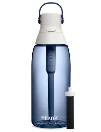 Brita Hard-Sided Plastic Premium Filtering Water Bottle