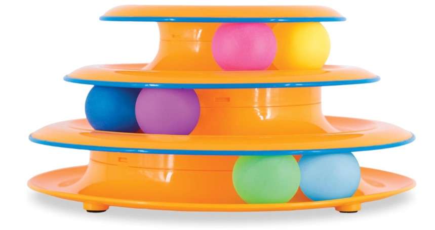 Catstages Tower of Tracks Interactive 3 Tier Cat Toy