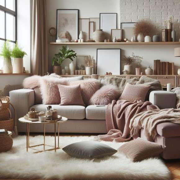 10 Neutral Living Room Ideas That Will Make Your Space Feel Chic and Cozy 5 Choose Soft Furnishings