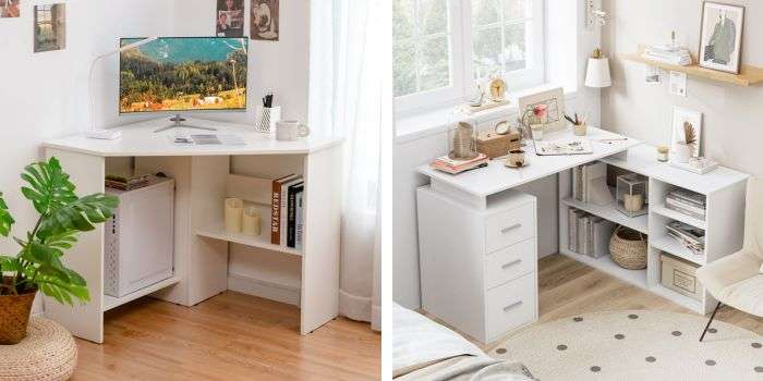 Corner Desks Ideas for Home Offices