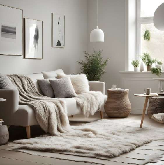 Top 10 Scandinavian Living Room Ideas and Design Tips 4 Cozy Textiles