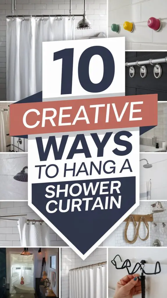 10 Creative Ways to Hang a Shower Curtain 11 Creative Ways to Hang a Shower Curtain