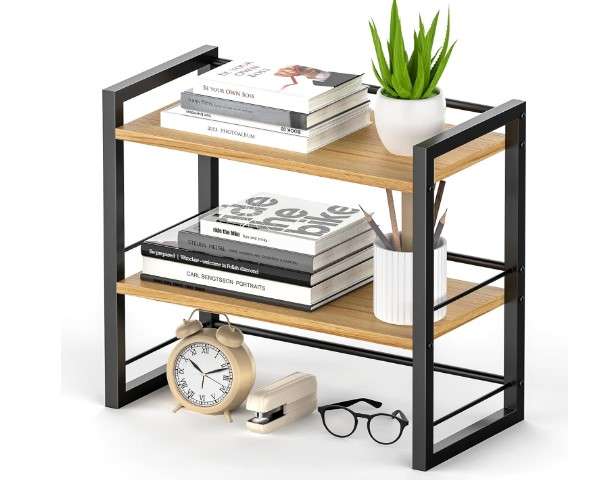 Desk Organization Ideas: How to Declutter Your Desk and Stay Organized 7 Desktop Shelves